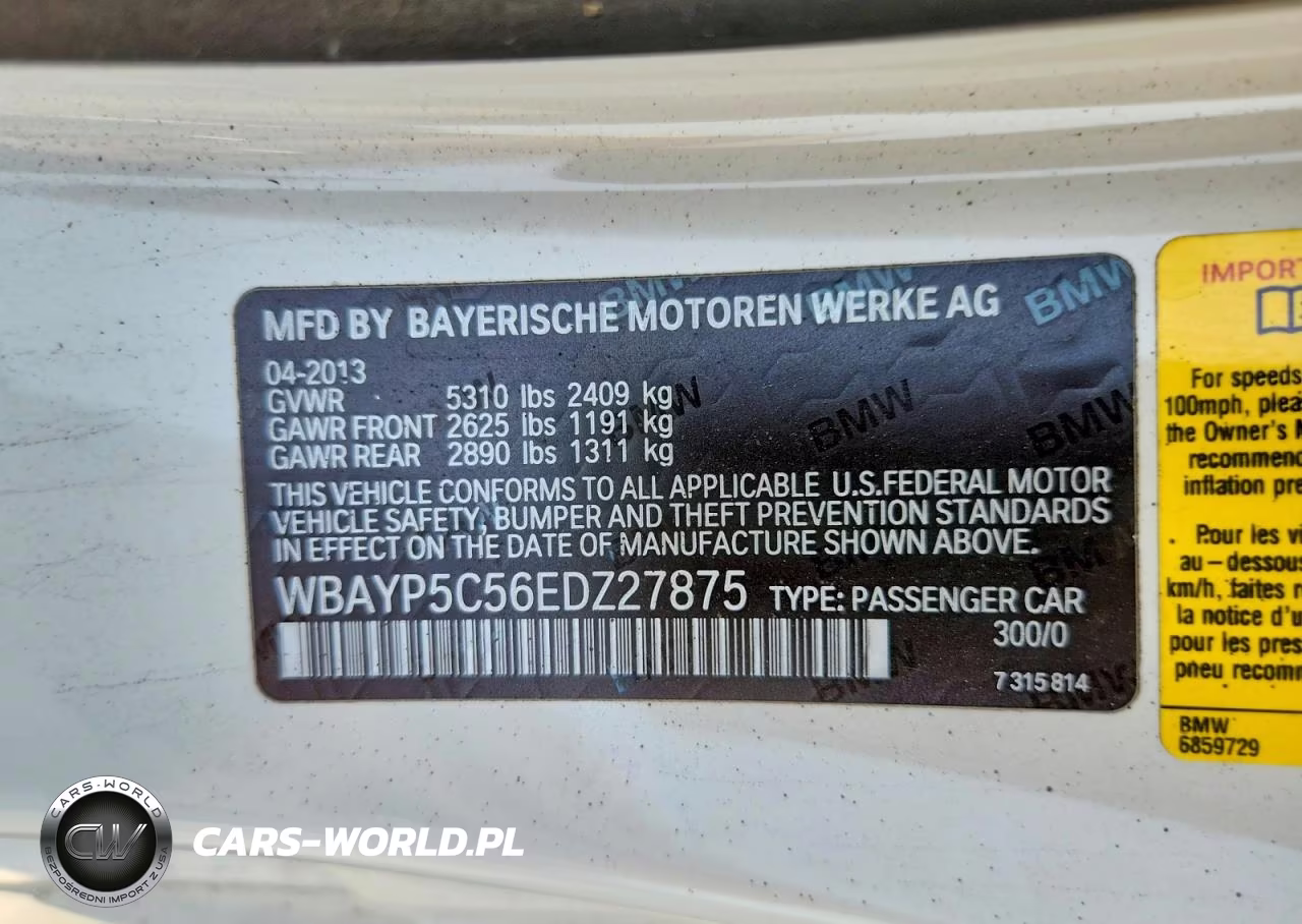 2014 BMW 640 Xi VIN:WBAYP5C56EDZ27875 - 12
