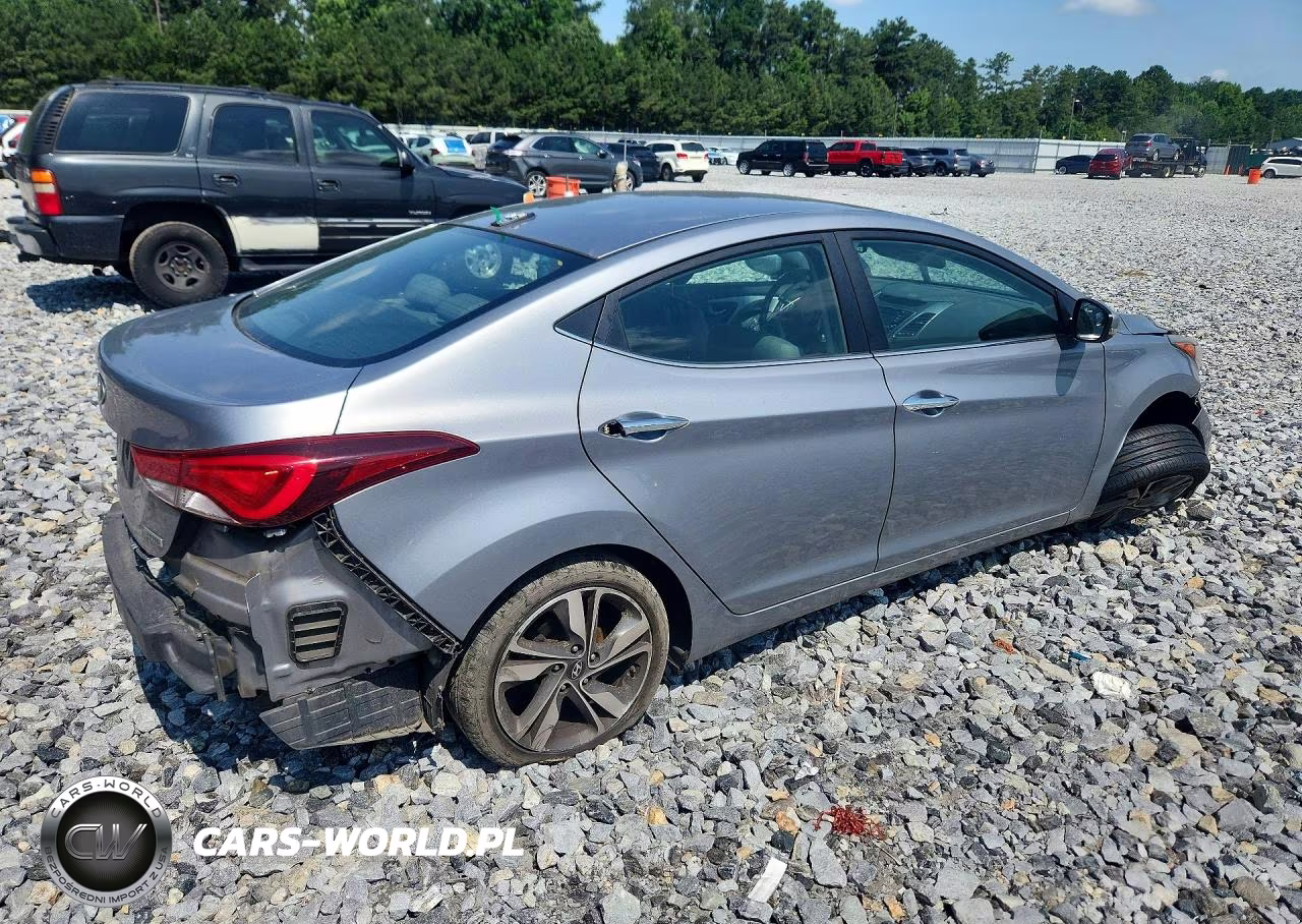 2015 Hyundai Elantra Limited VIN:KMHDH4AE4FU424354 - 3