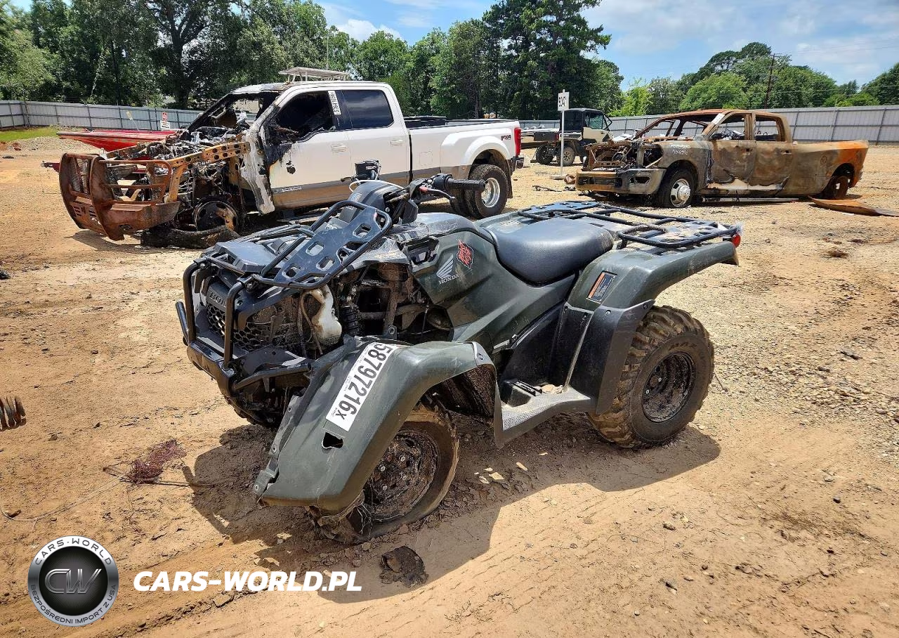 2026 Honda Fourtrax Rancher Atv VIN:1HFTE4009TJ201650 - 2