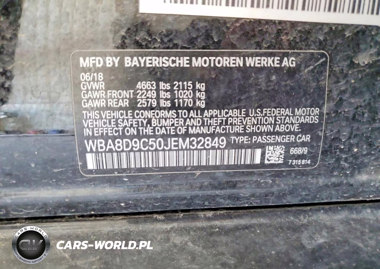 2018 BMW 330 Xi VIN:WBA8D9C50JEM32849 - 12