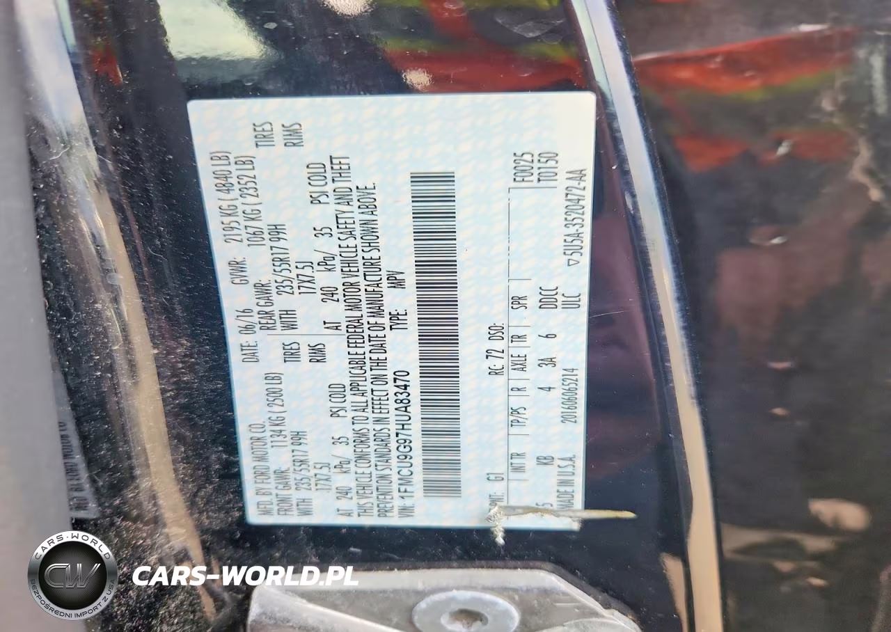 2017 Ford Escape Se VIN:1FMCU9G97HUA83470 - 12