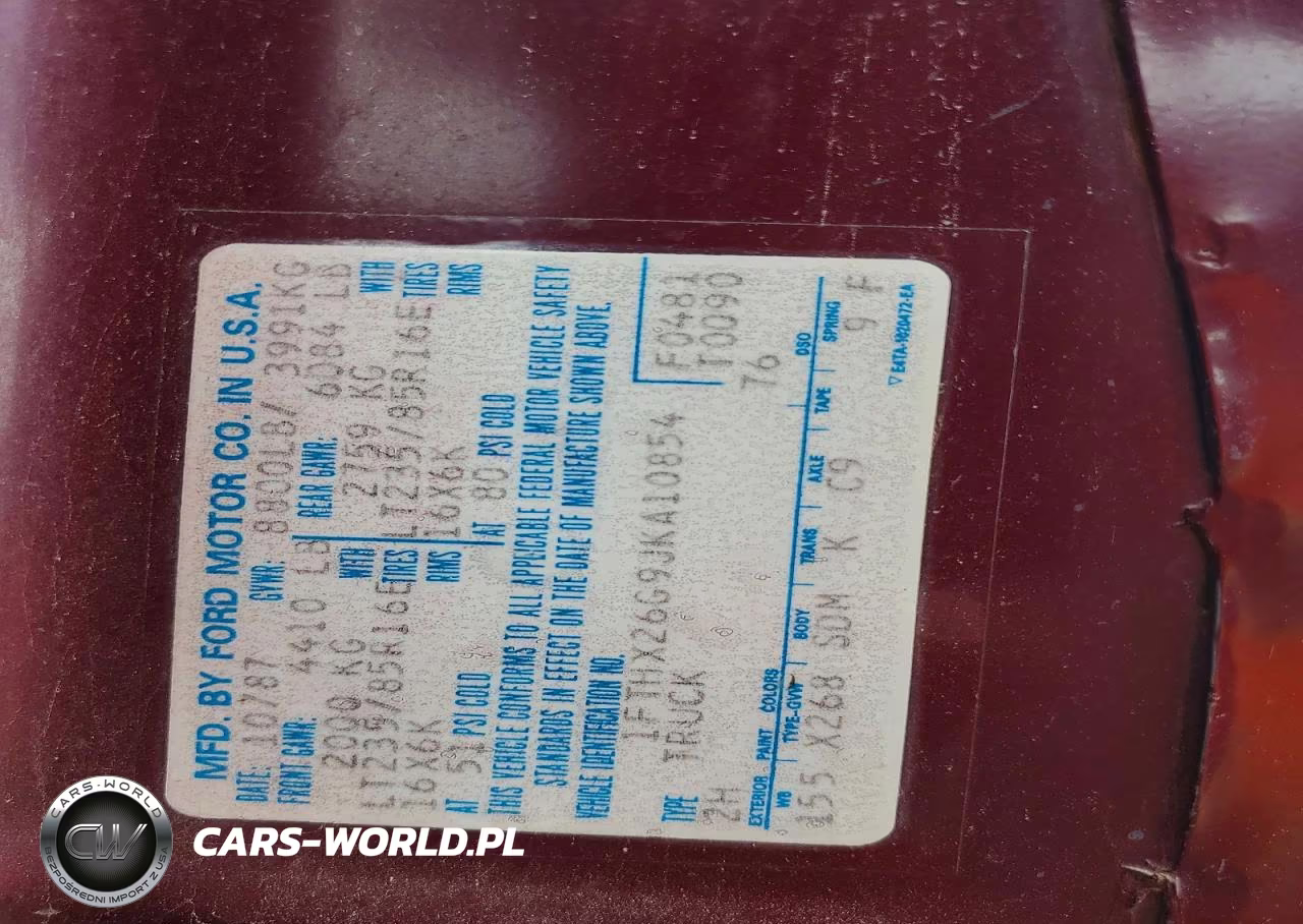 1988 Ford F250 VIN:1FTHX26G9JKA10854 - 13