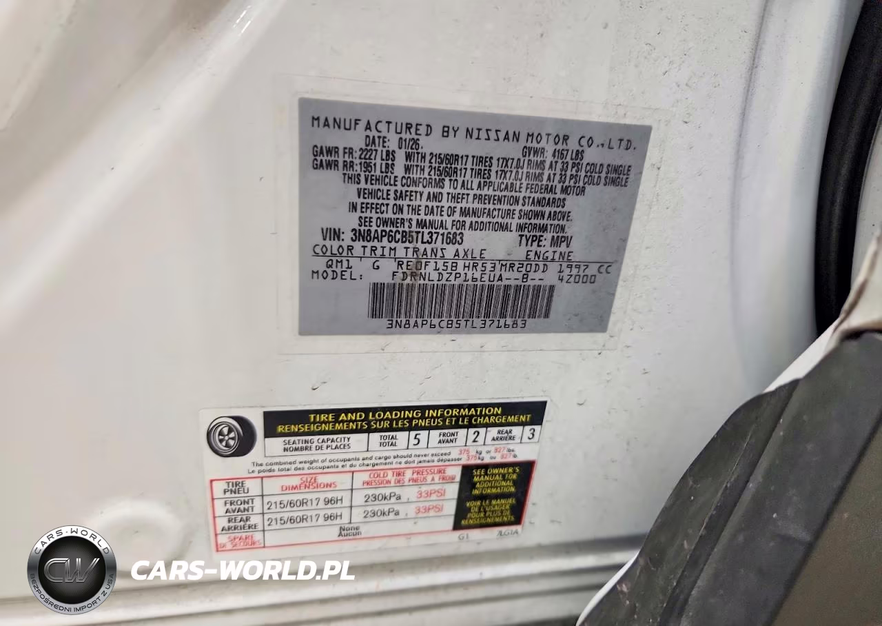 2026 Nissan Kicks Sv VIN:3N8AP6CB5TL371683 - 12