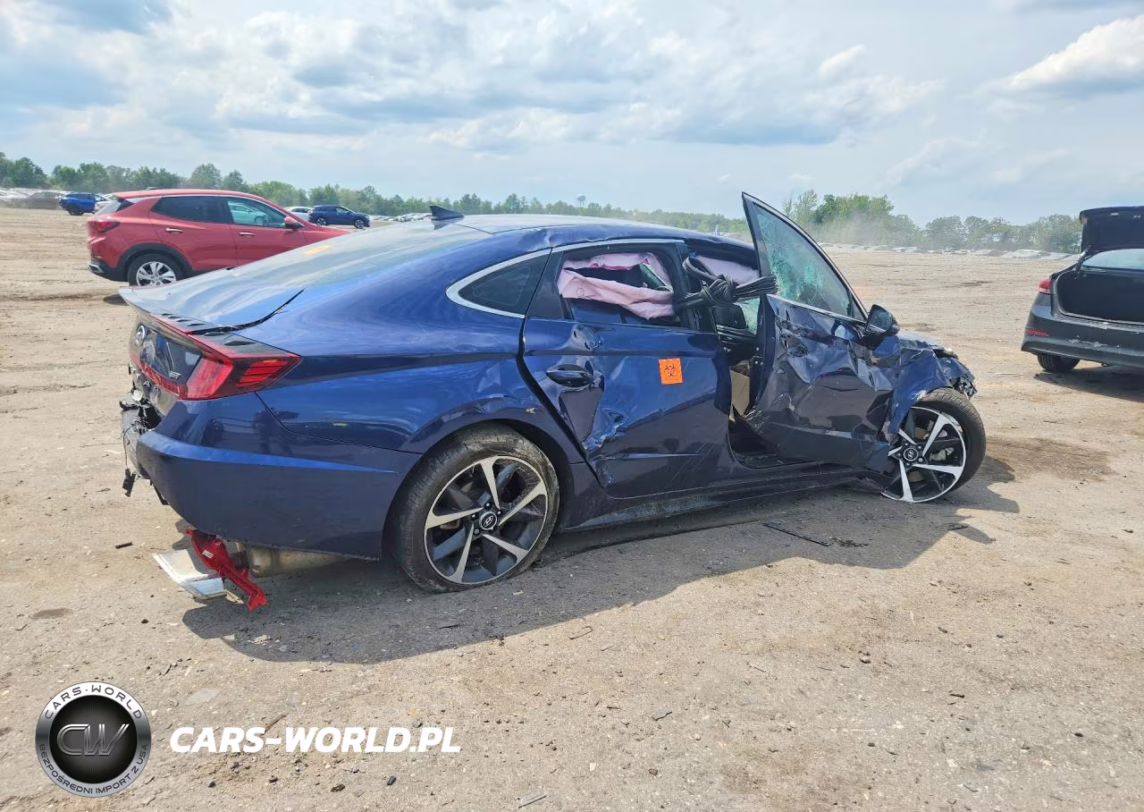 2021 Hyundai Sonata Sel Plus VIN:5NPEJ4J22MH069338 - 3