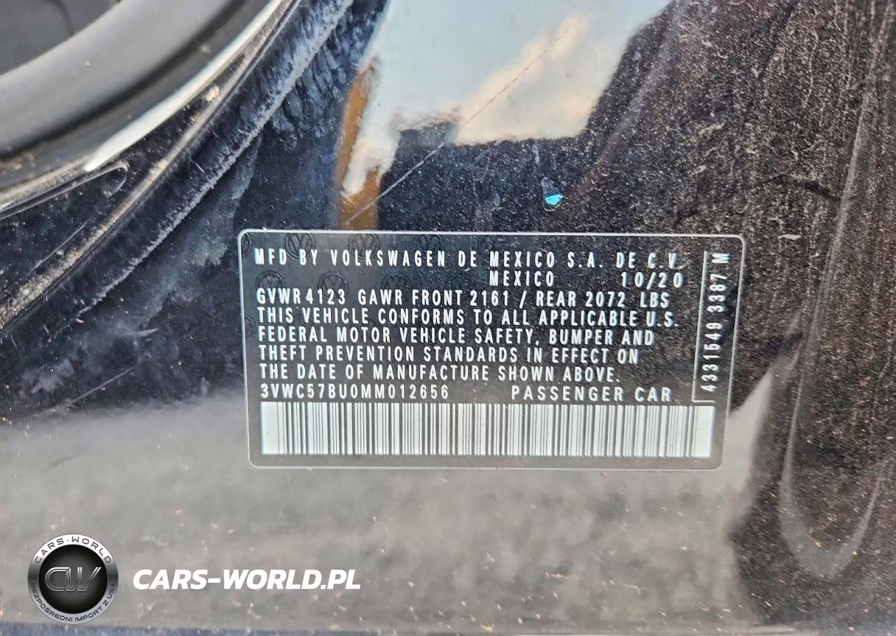 2021 Volkswagen Jetta S VIN:3VWC57BU0MM012656 - 12