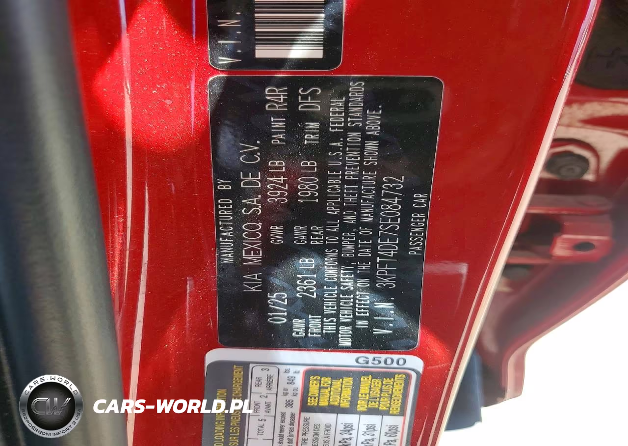 2025 Kia K4 Lxs VIN:3KPFT4DE7SE084732 - 13