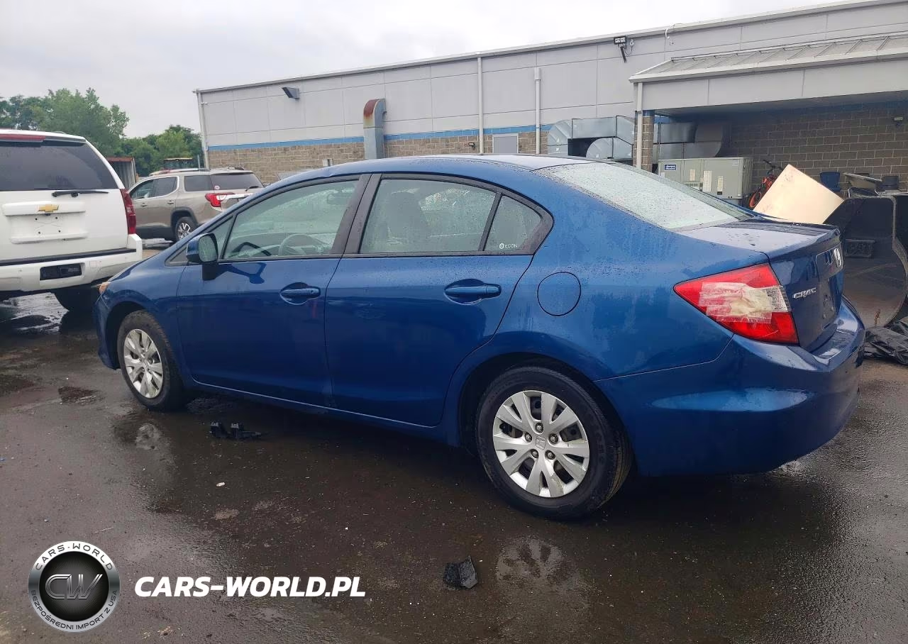 2012 Honda Civic Lx VIN:19XFB2F55CE341361 - 2