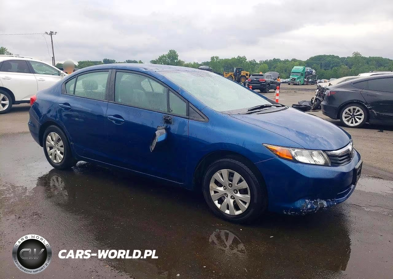 2012 Honda Civic Lx VIN:19XFB2F55CE341361 - 4