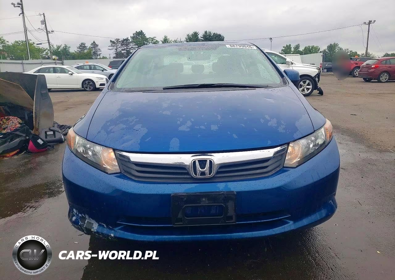 2012 Honda Civic Lx VIN:19XFB2F55CE341361 - 5
