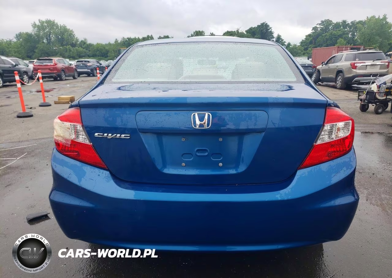 2012 Honda Civic Lx VIN:19XFB2F55CE341361 - 6