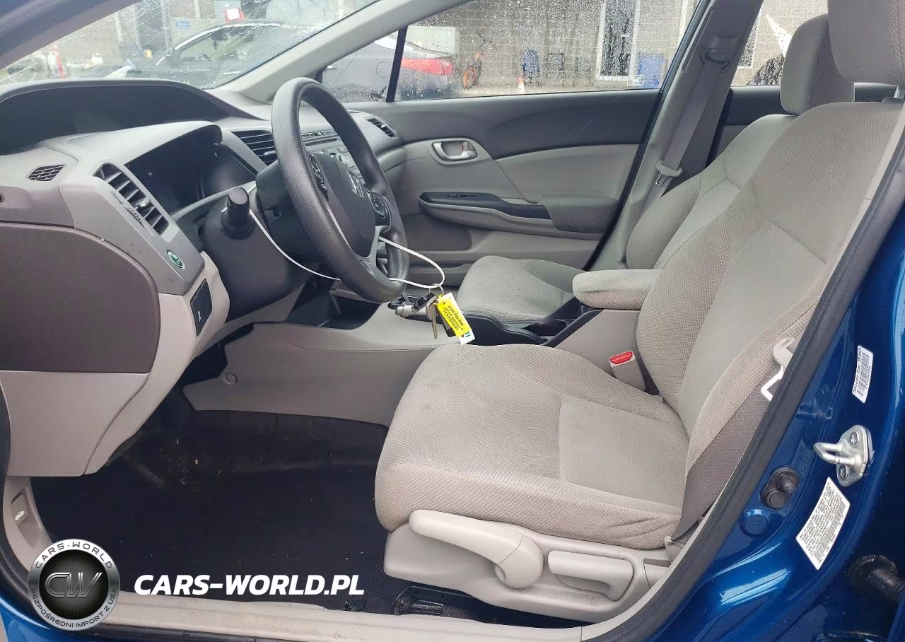 2012 Honda Civic Lx VIN:19XFB2F55CE341361 - 7