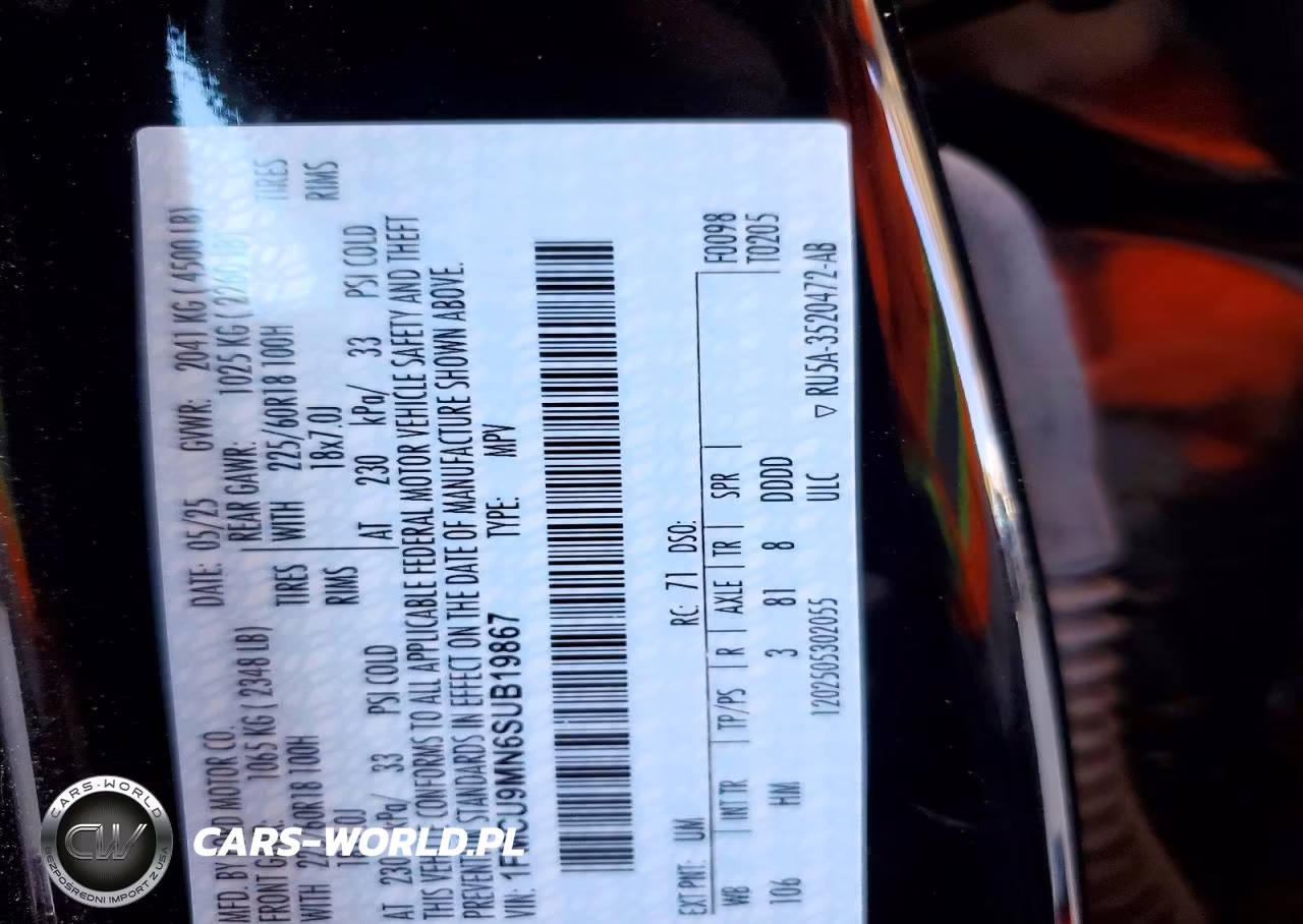 2025 Ford Escape St Line VIN:1FMCU9MN6SUB19867 - 13