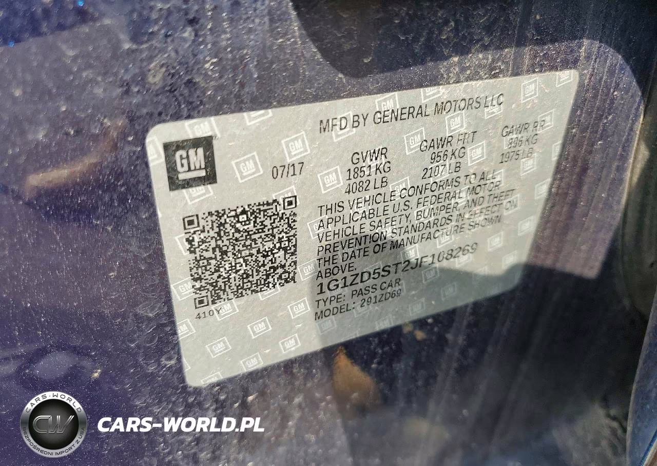 2018 Chevrolet Malibu Lt VIN:1G1ZD5ST2JF108269 - 12