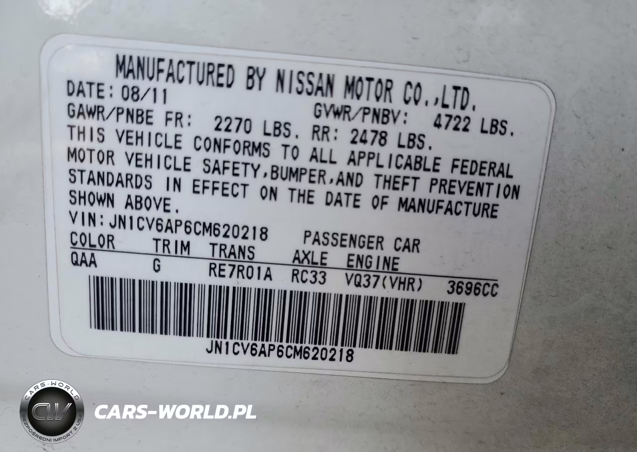 2012 Infiniti G37 Sedan Journey VIN:JN1CV6AP6CM620218 - 13