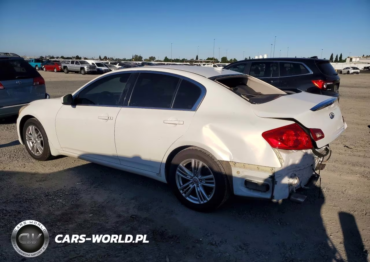 2012 Infiniti G37 Sedan Journey VIN:JN1CV6AP6CM620218 - 2