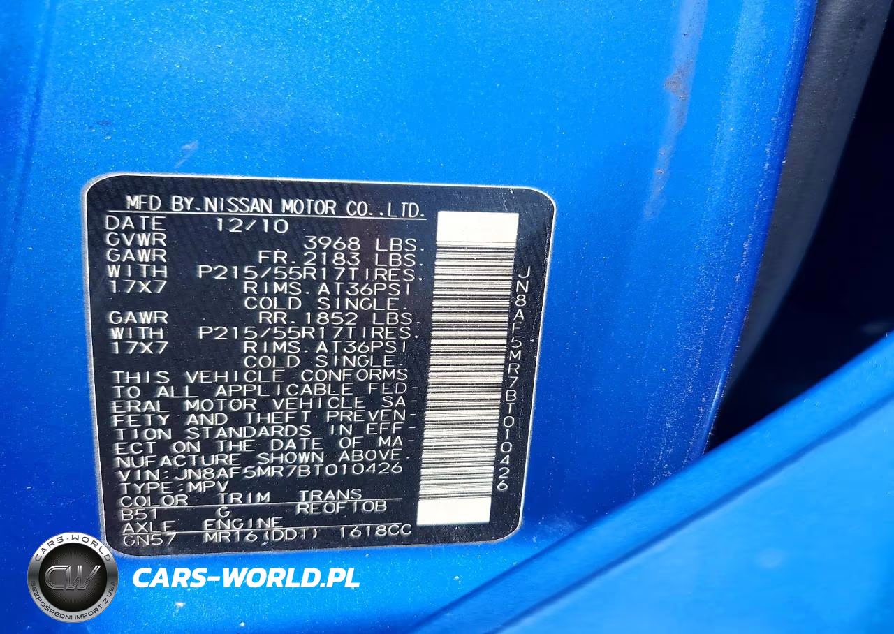 2011 Nissan Juke S VIN:JN8AF5MR7BT010426 - 14