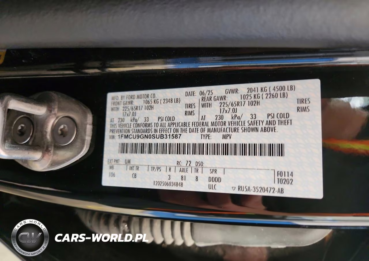 2025 Ford Escape Active VIN:1FMCU9GN0SUB31587 - 13