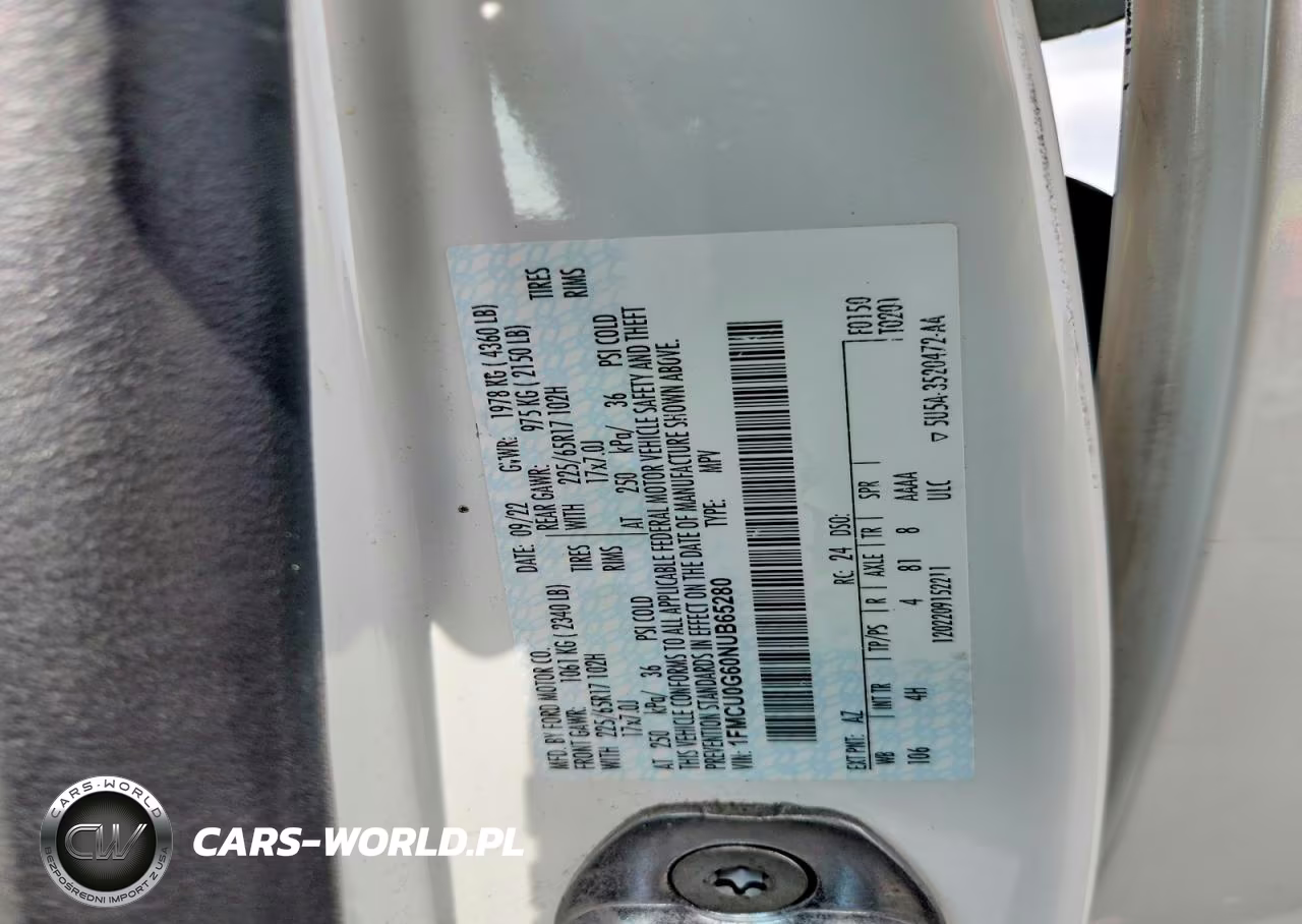 2022 Ford Escape Se VIN:1FMCU0G60NUB65280 - 13