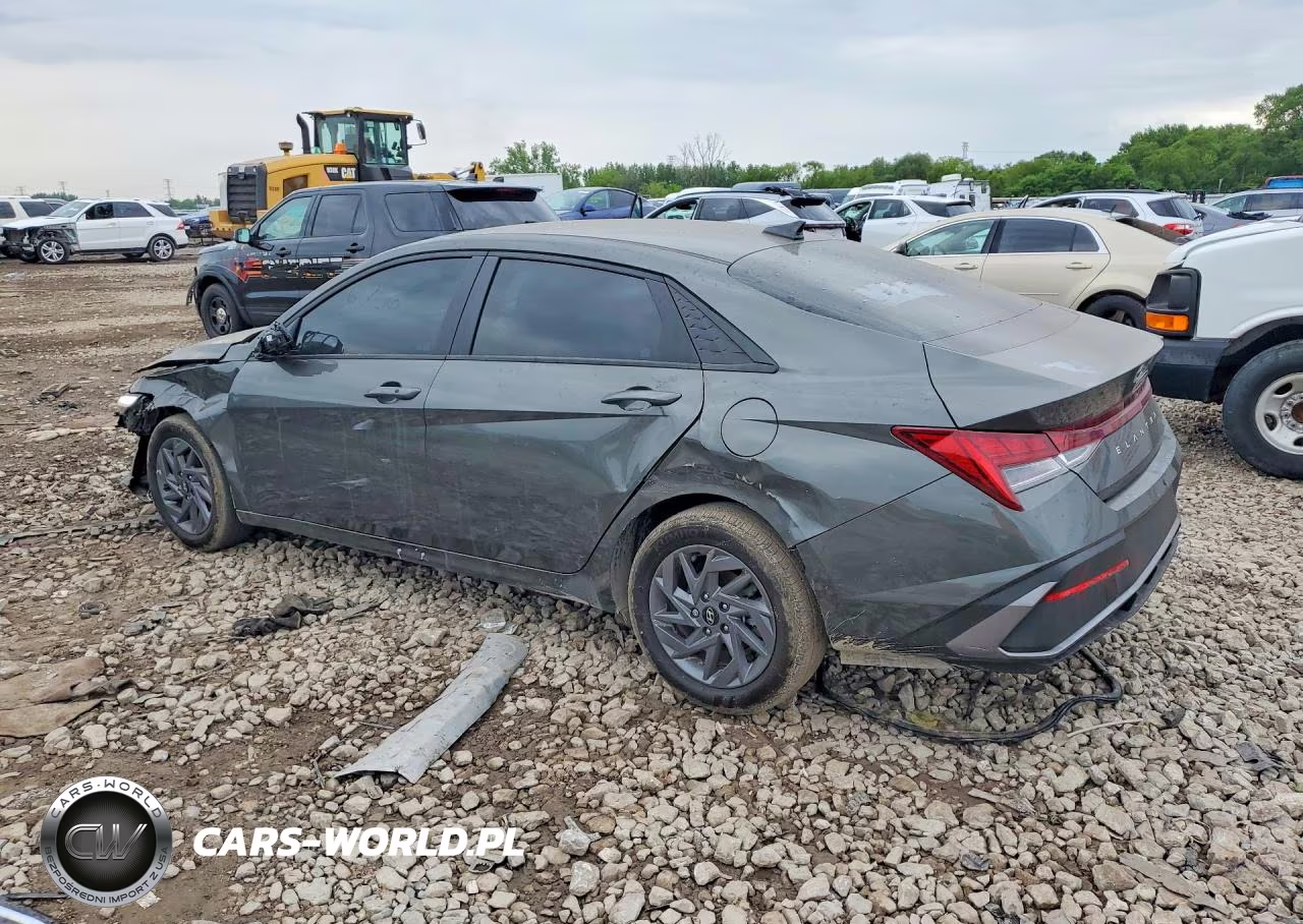 2024 Hyundai Elantra Hybrid Blue VIN:KMHLM4DJ9RU101163 - 2