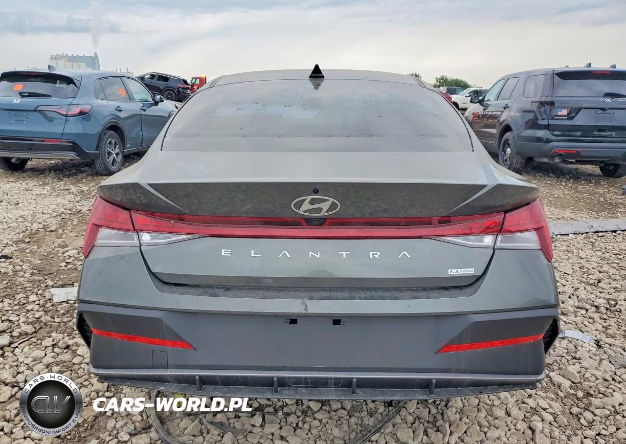 2024 Hyundai Elantra Hybrid Blue VIN:KMHLM4DJ9RU101163 - 6