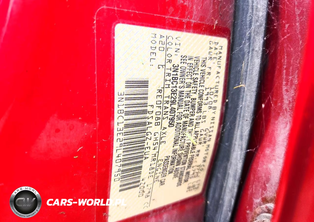 2009 Nissan Versa 1.8 S VIN:3N1BC13E29L407950 - 12