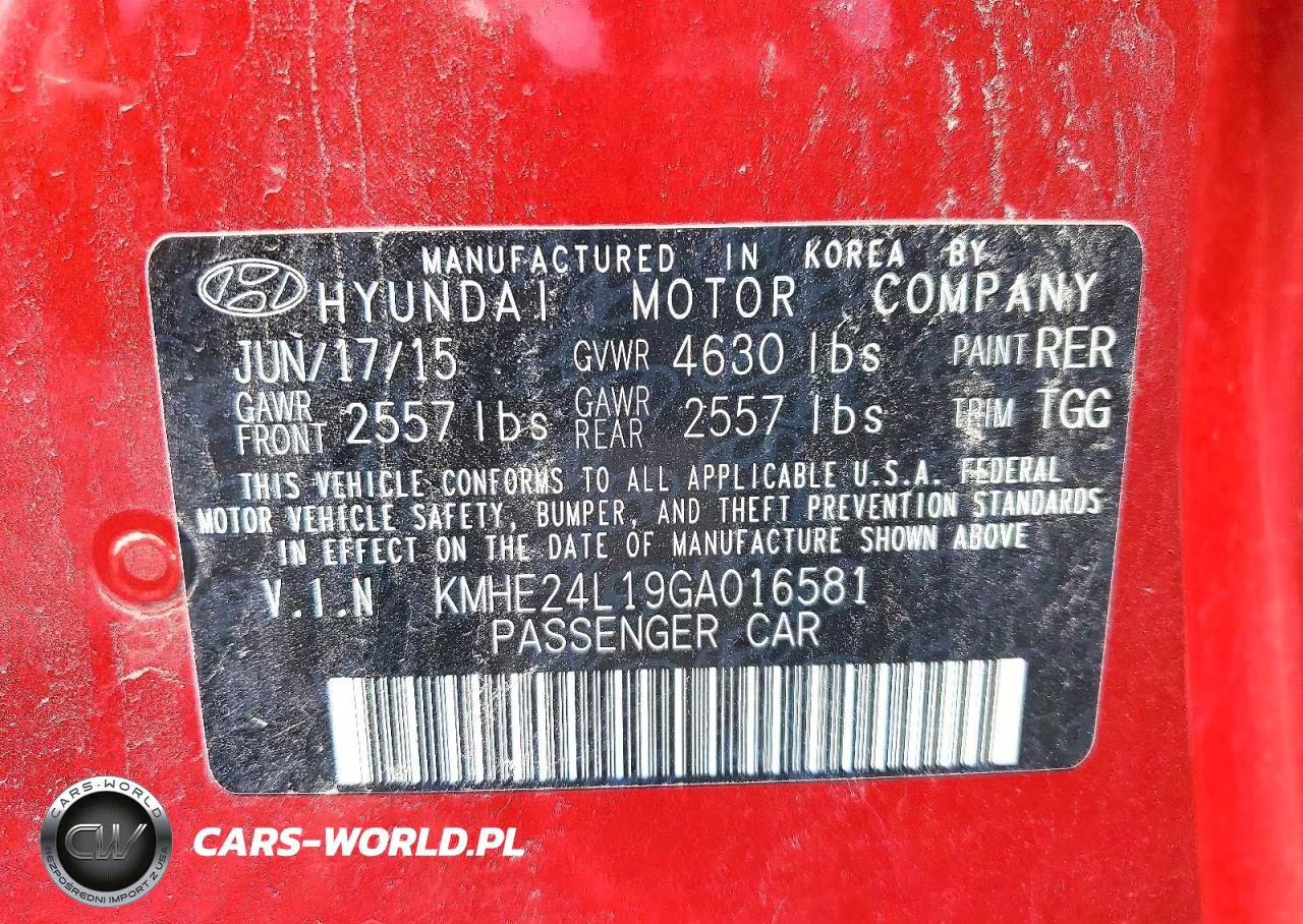 2016 Hyundai Sonata Hybrid Se VIN:KMHE24L19GA016581 - 12