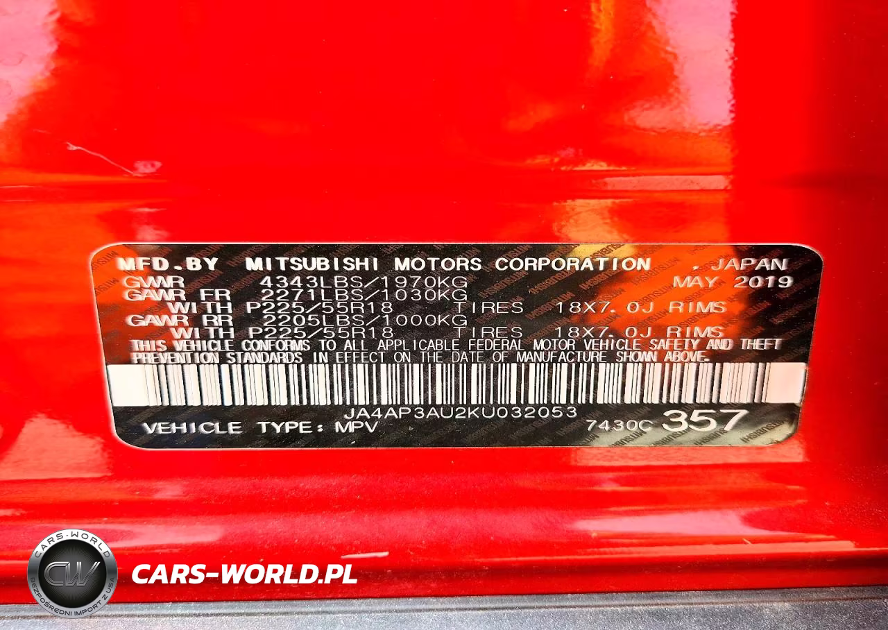 2019 Mitsubishi Outlander Sport Es VIN:JA4AP3AU2KU032053 - 13