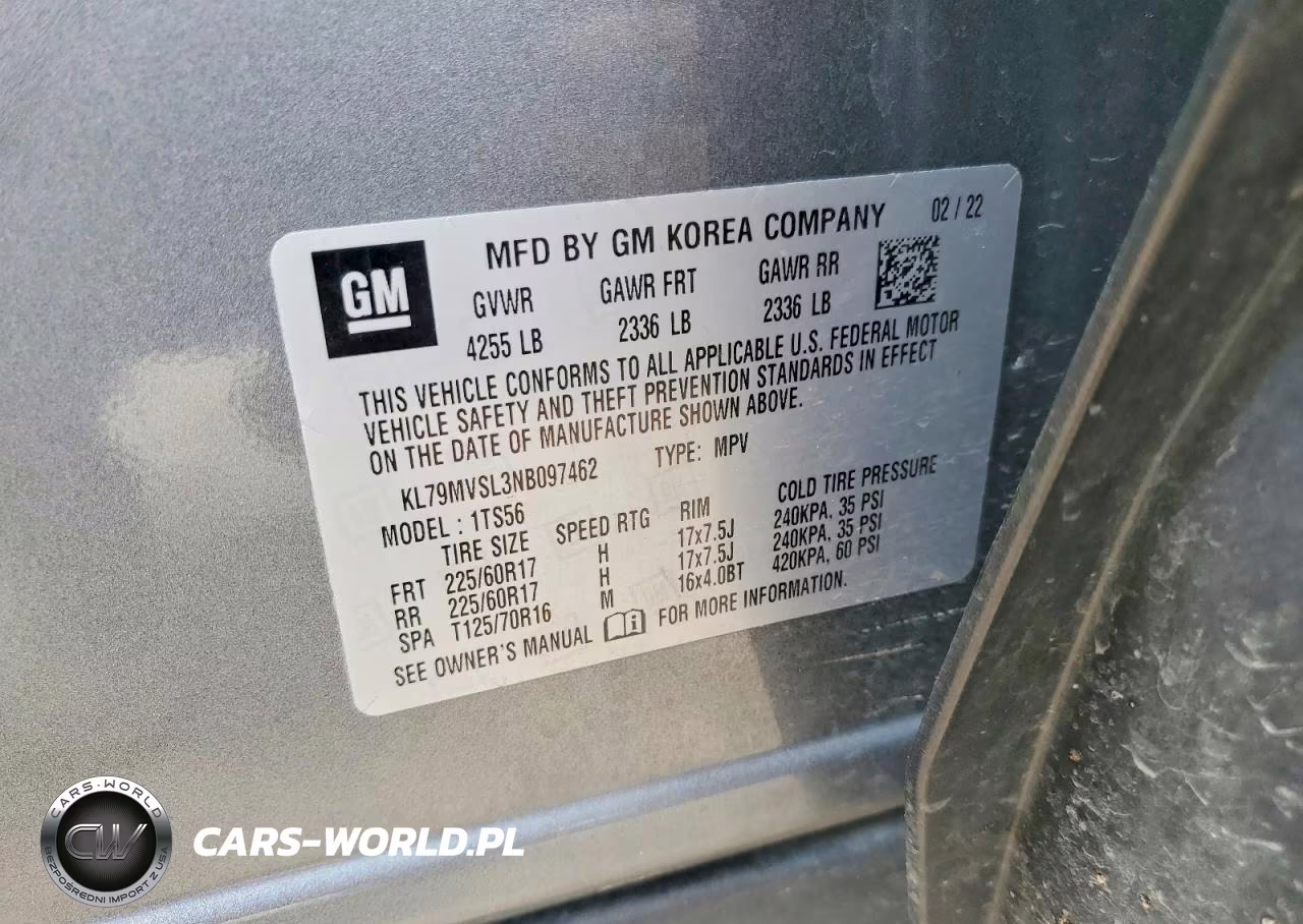 2022 Chevrolet Trailblazer Activ VIN:KL79MVSL3NB097462 - 13