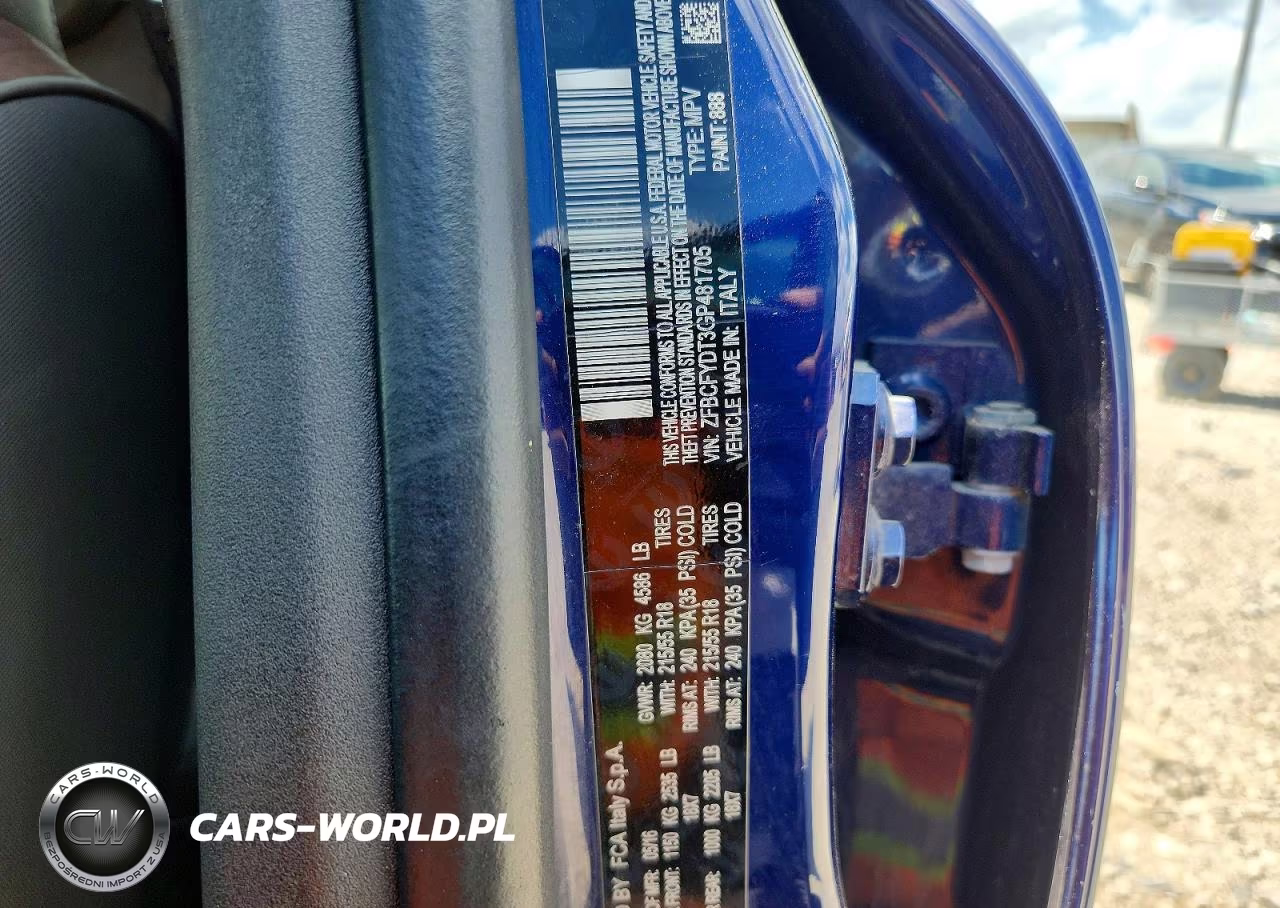 2016 Fiat 500X VIN:ZFBCFYDT3GP481705 - 12
