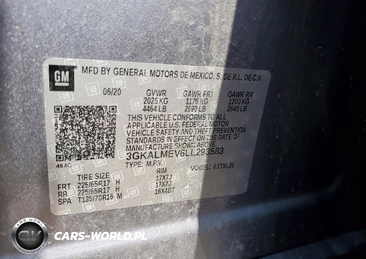 2020 GMC Terrain Sle VIN:3GKALMEV6LL293583 - 13