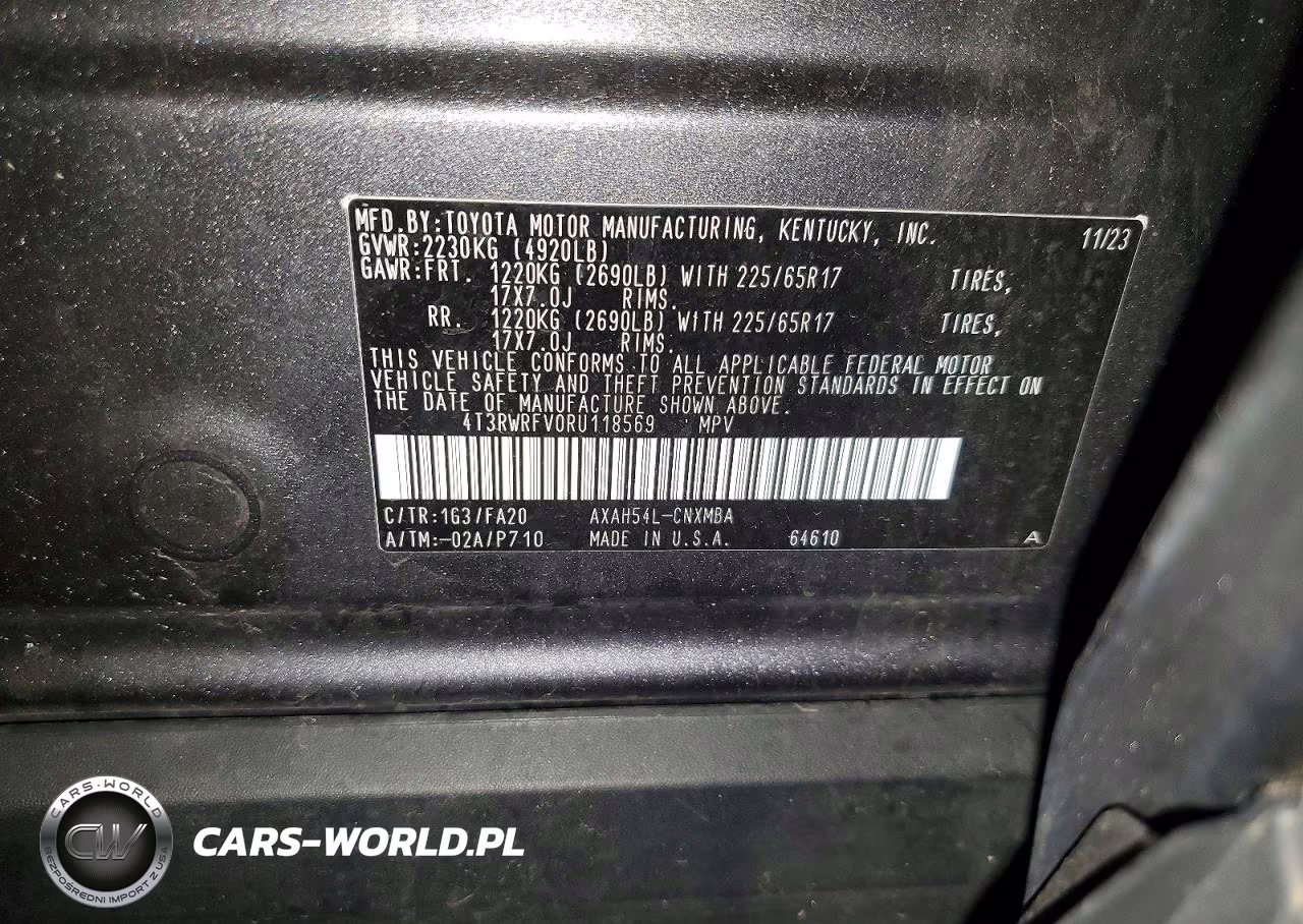 2024 Toyota Rav4 Hybrid Xle VIN:4T3RWRFV0RU118569 - 14