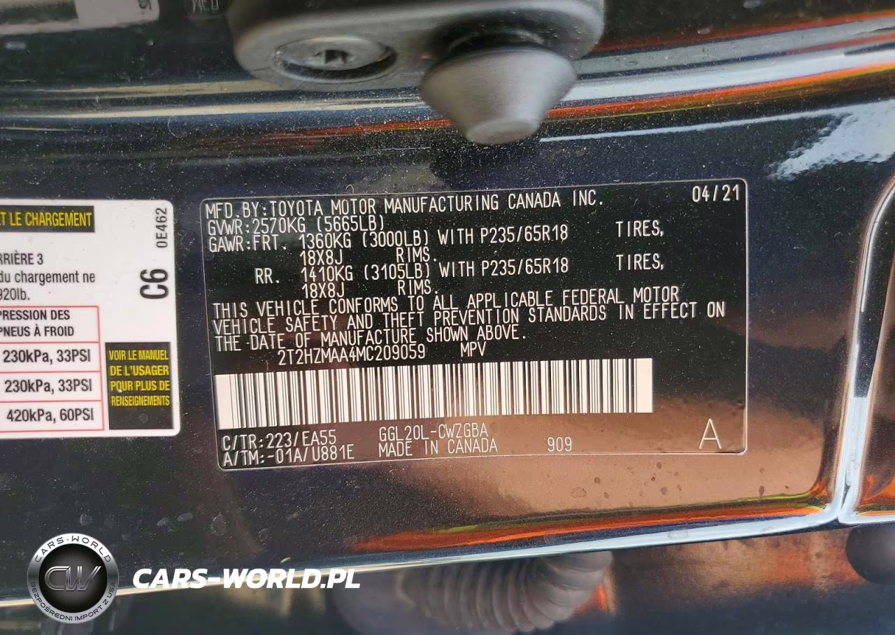 2021 Lexus Rx 350 Base VIN:2T2HZMAA4MC209059 - 13