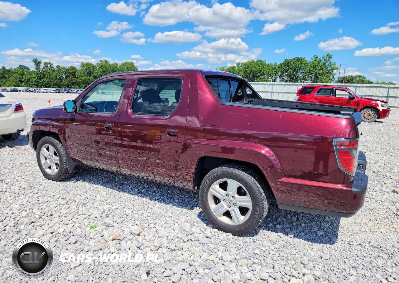 2013 Honda Ridgeline Rtl VIN:5FPYK1F50DB014243 - 2