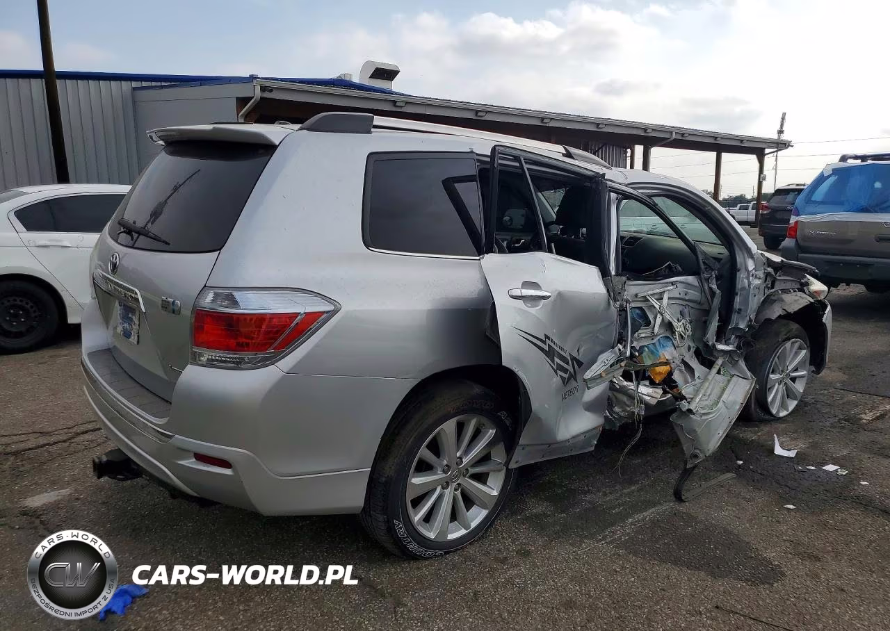 2013 Toyota Highlander Hybrid Limited VIN:JTEDC3EH9D2018043 - 3