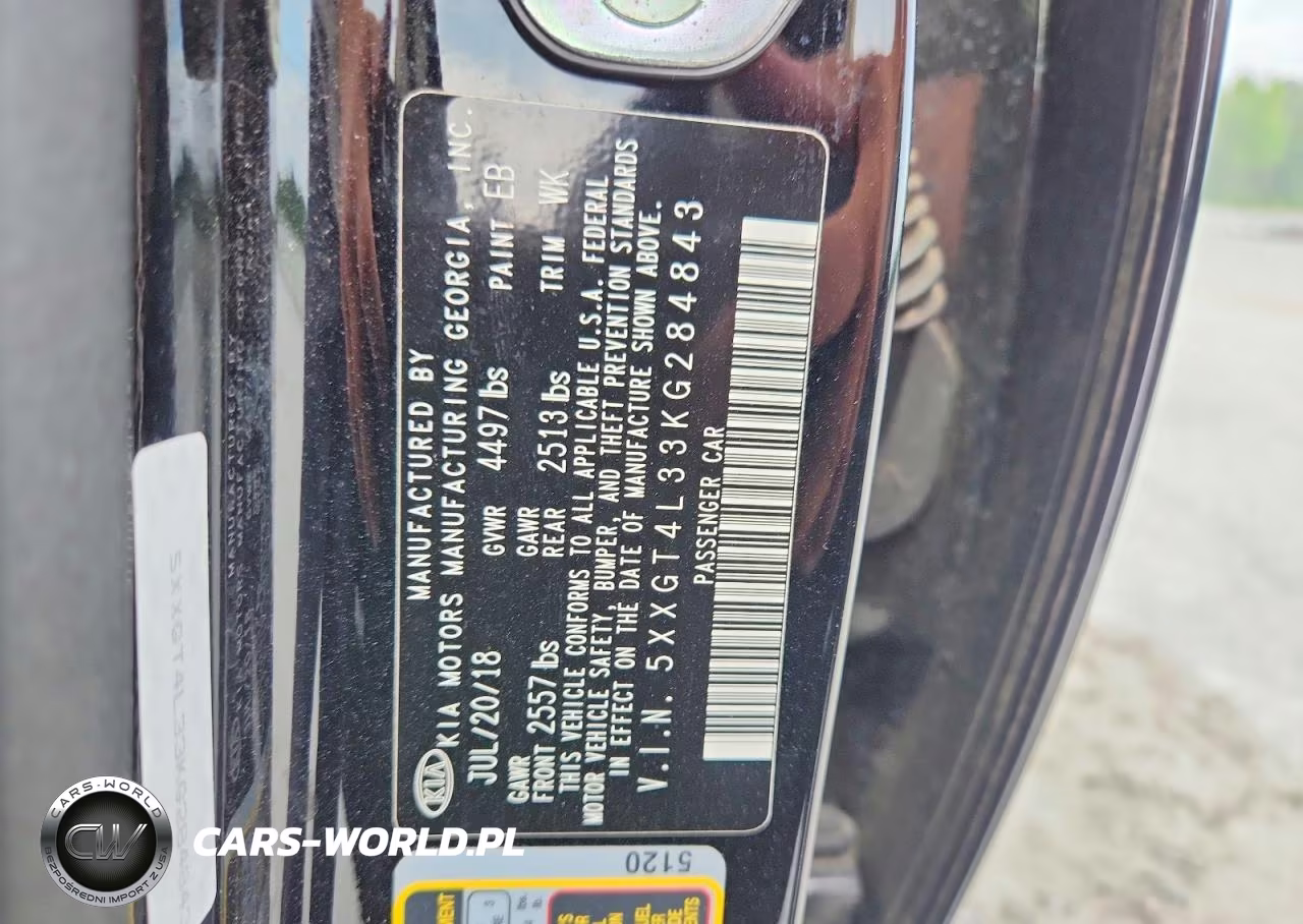 2019 Kia Optima Lx VIN:5XXGT4L33KG284843 - 12