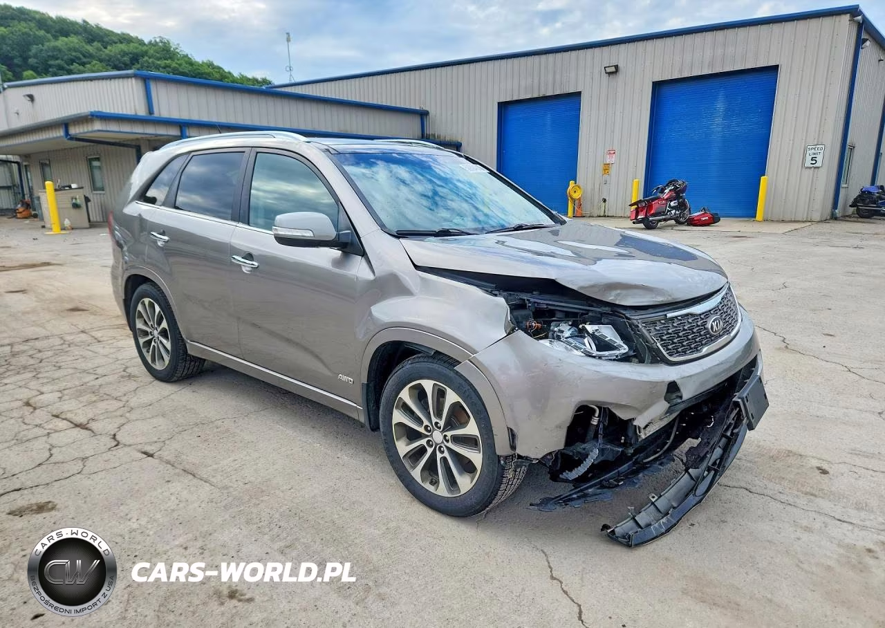 2014 Kia Sorento Sx VIN:5XYKWDA70EG465938 - 4