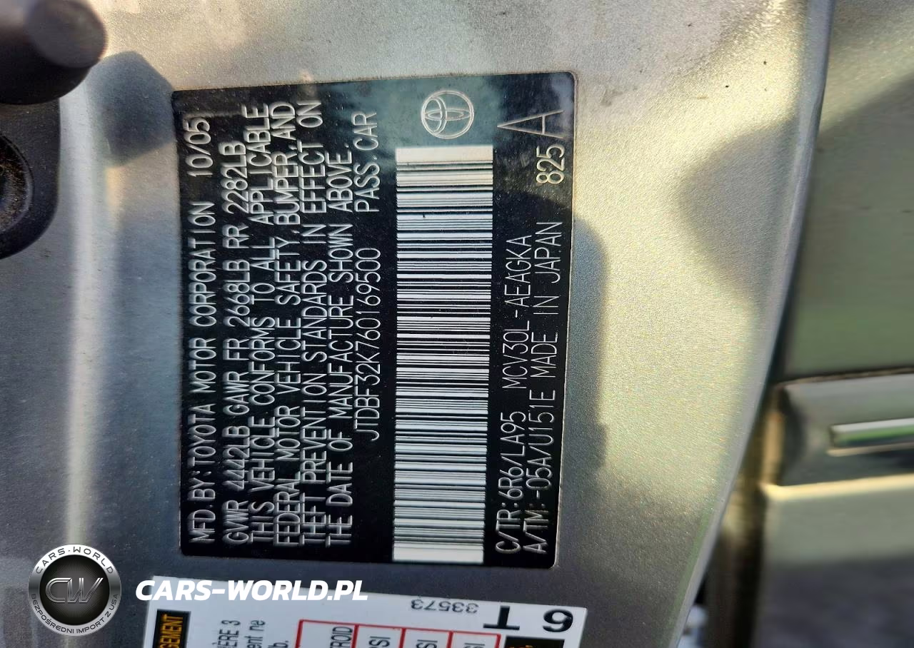 2006 Toyota Camry Xle V6 VIN:JTDBF32K760169500 - 12