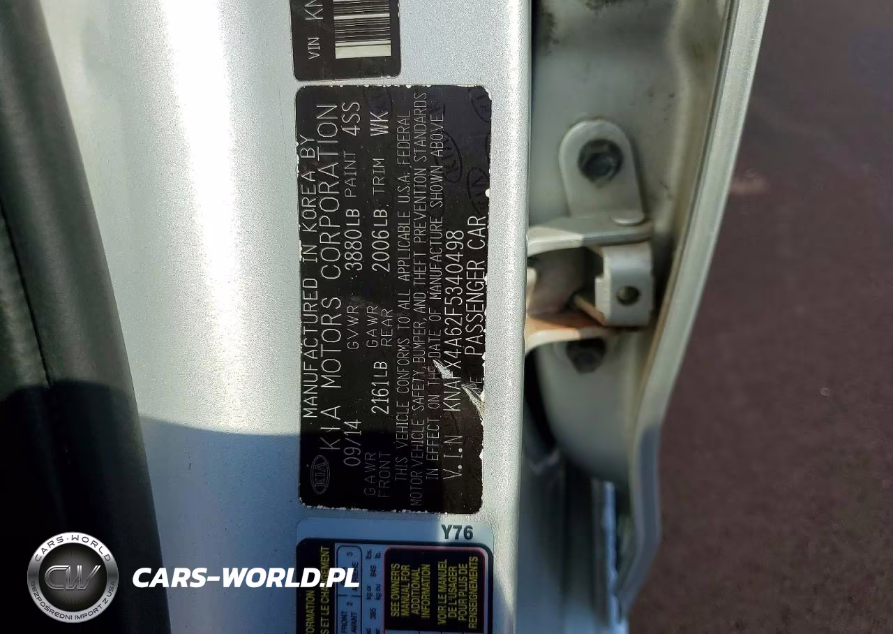 2015 Kia Forte Gl - Middle-Low VIN:KNAFX4A62F5340498 - 12