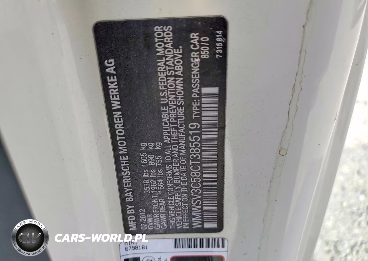 2012 Mini Cooper S VIN:WMWSV3C58CT385519 - 13
