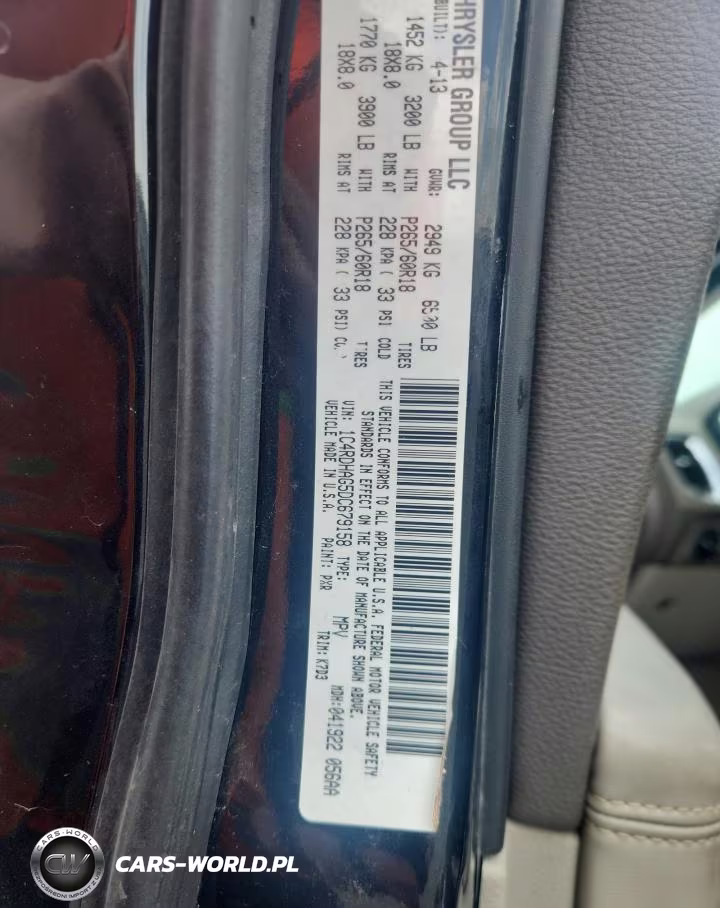 2013 Dodge Durango Sxt VIN:1C4RDHAG5DC679158 - 13
