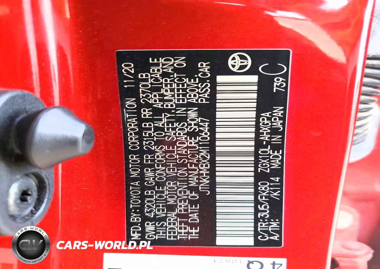 2021 Toyota C-Hr Xle VIN:JTNKHMBX2M1106447 - 12