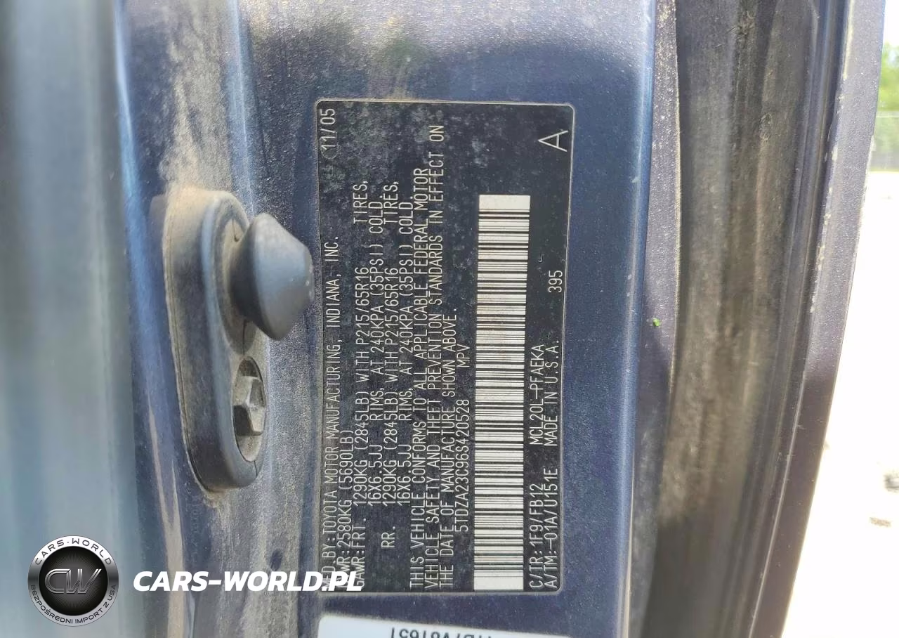 2006 Toyota Sienna VIN:5TDZA23C96S420528 - 12