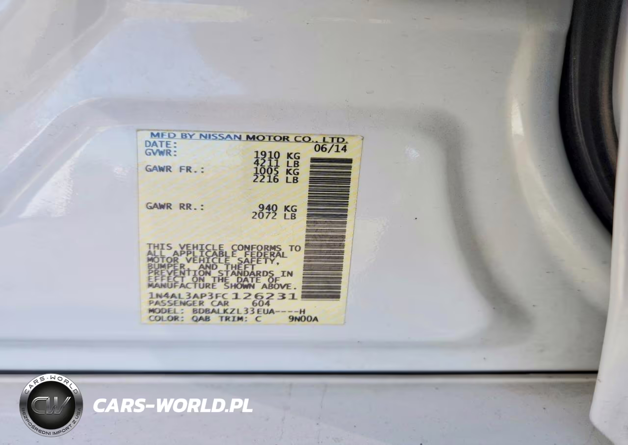 2015 Nissan Altima 2.5 Sv VIN:1N4AL3AP3FC126231 - 12