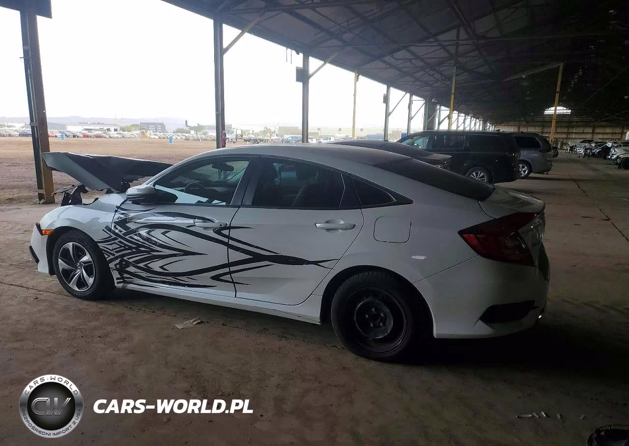 2019 Honda Civic Lx VIN:19XFC2F6XKE208986 - 2