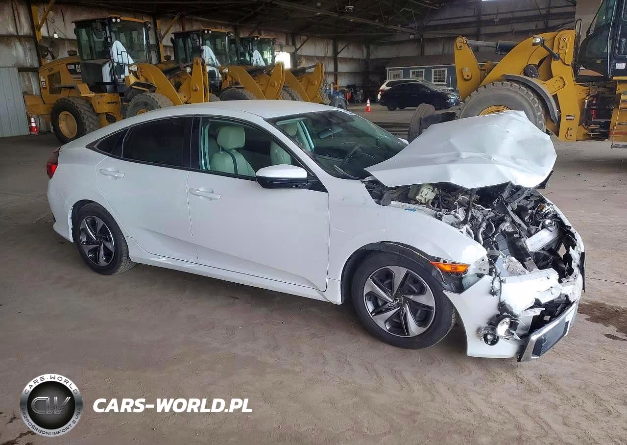 2019 Honda Civic Lx VIN:19XFC2F6XKE208986 - 4