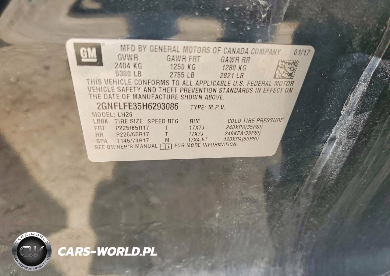2017 Chevrolet Equinox Lt VIN:2GNFLFE35H6293086 - 13
