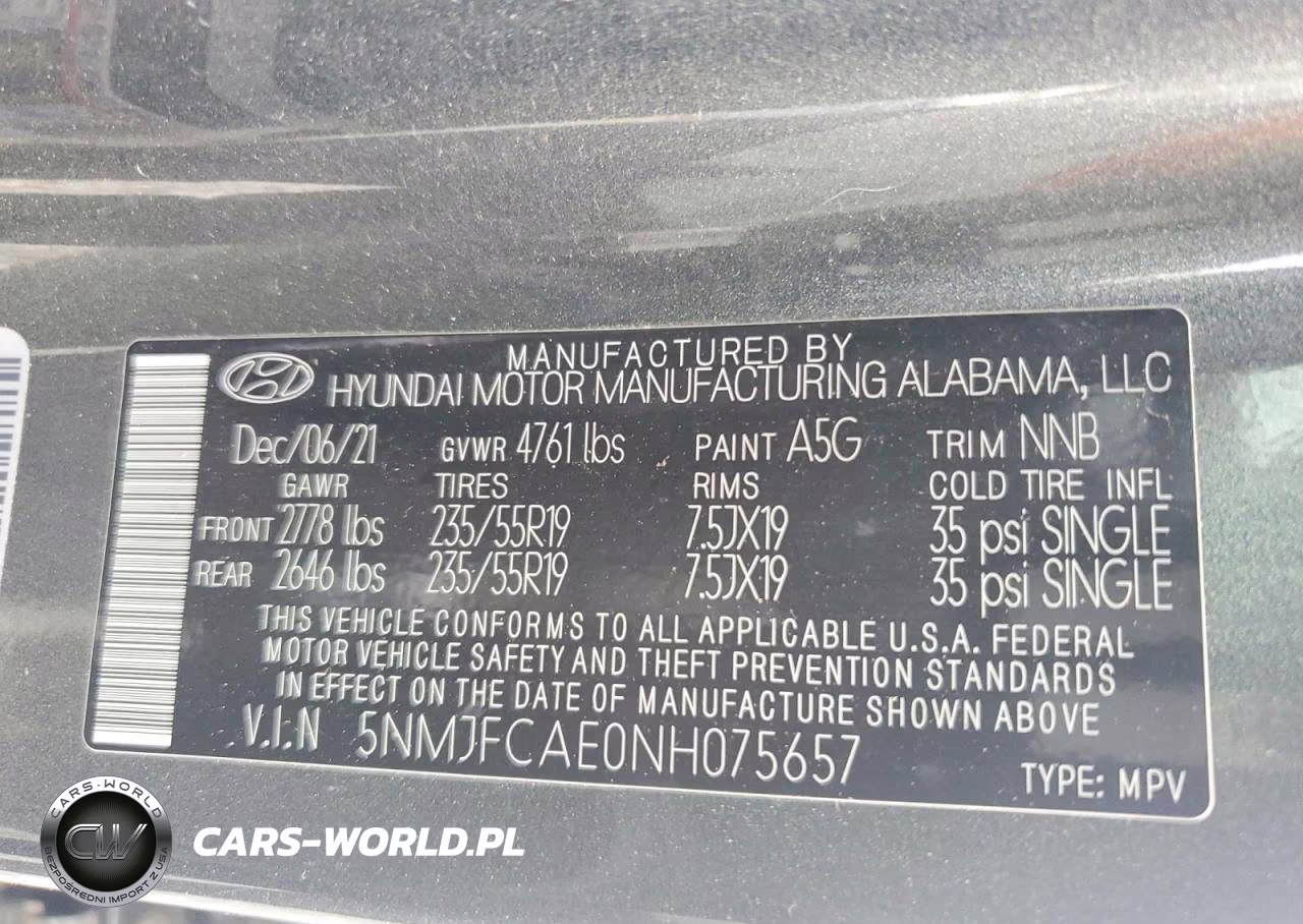 2022 Hyundai Tucson Sel VIN:5NMJFCAE0NH075657 - 13