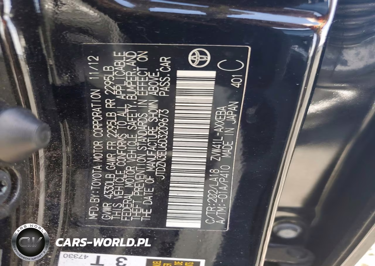 2013 Toyota Prius V Five VIN:JTDZN3EU6D3209673 - 12