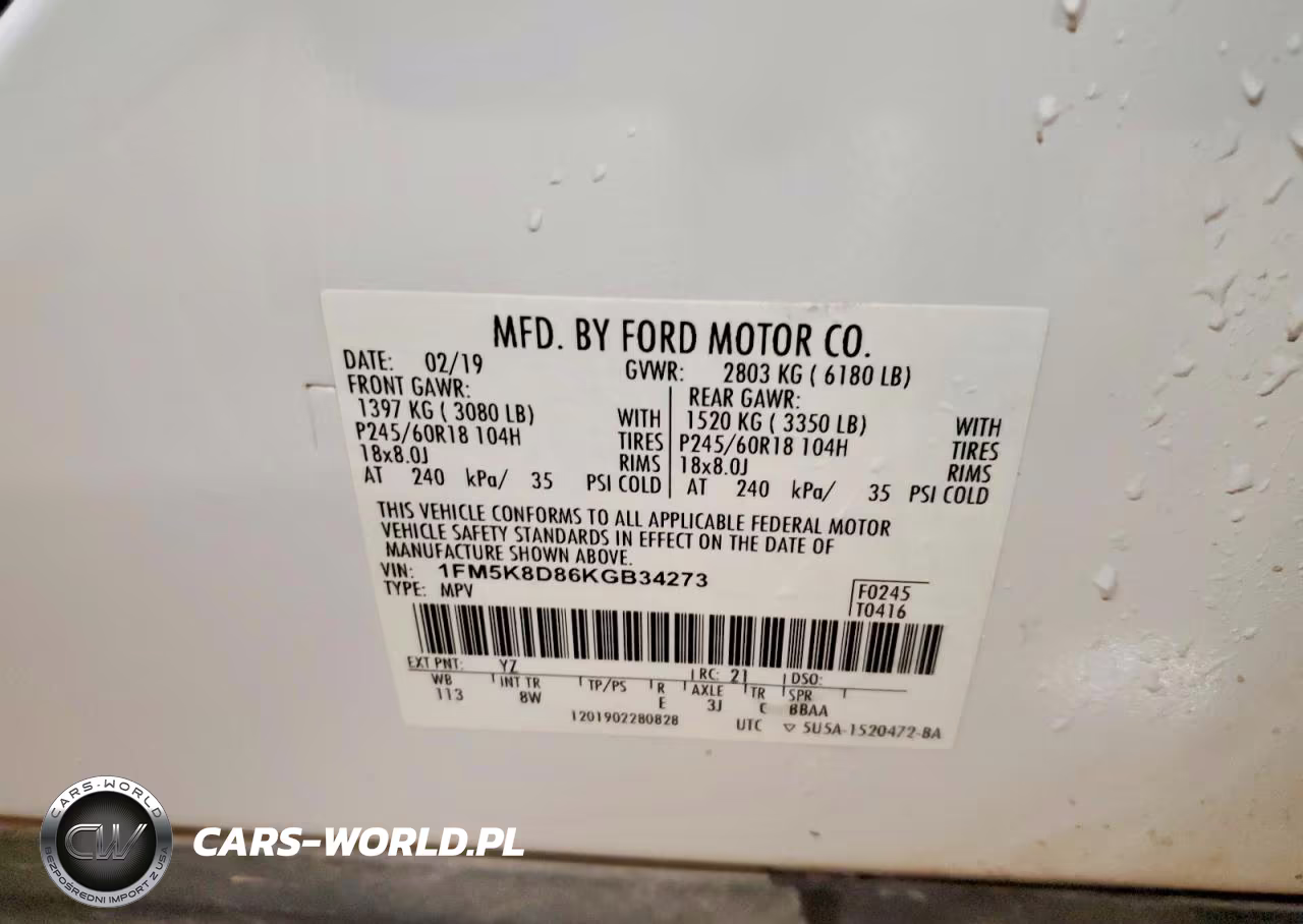 2019 Ford Explorer Xlt VIN:1FM5K8D86KGB34273 - 13