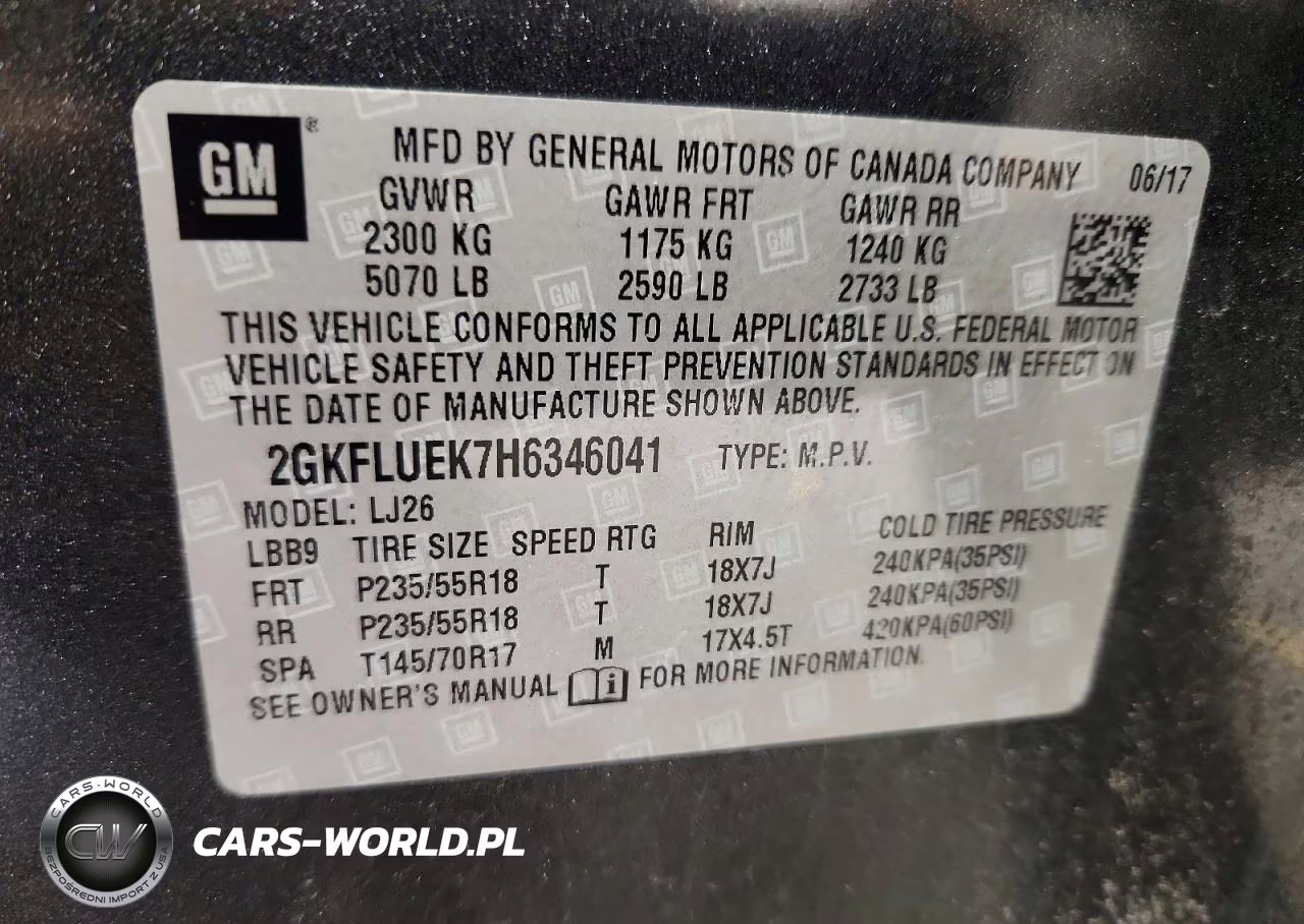 2017 GMC Terrain Slt VIN:2GKFLUEK7H6346041 - 13